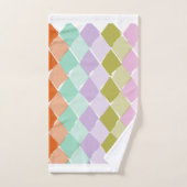 Couleurs d'été diamant motif (Serviette à main)