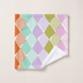 Couleurs d'été diamant motif (Gant de toilette)