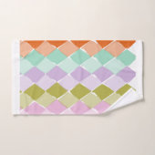 Couleurs d'été diamant motif (Serviette à main)