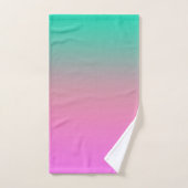 Couleurs d'été en pente douce mode couleur simple (Serviette à main)