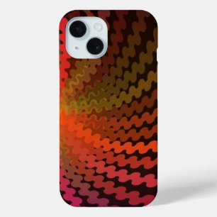 Couleurs d'été spirale iPhone 15 Coque