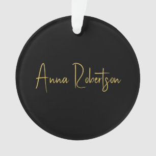 Couleurs d'or Noir Calligraphie professionnelle te