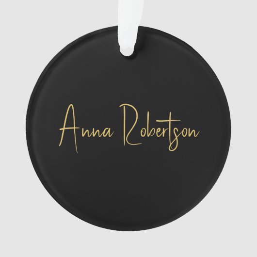 Couleurs d'or Noir Calligraphie professionnelle te (devant)