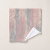 Couleurs douces Abstraites Mat de bain beige gris  (Gant de toilette)