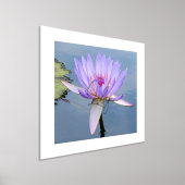 Couleurs douces Eau Lily Texte Imprimer Poster (Poser)