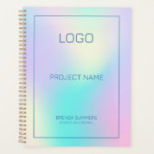 Couleurs douces holographe arrière - plan 2 (Devant)