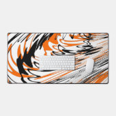 Couleurs du Bengale Orange et lignes noires (Clavier et souris)