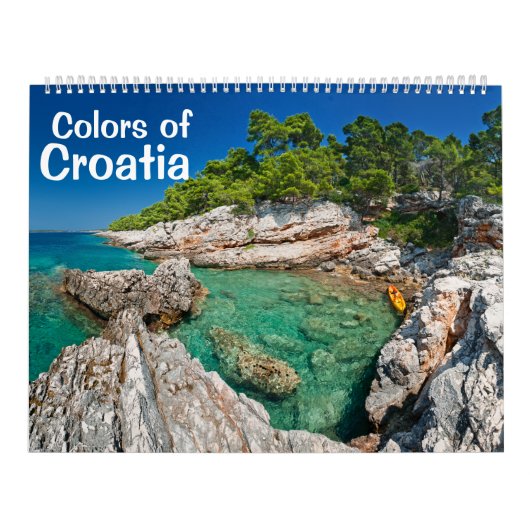 Couleurs du calendrier 2013 de photo de la Croatie (Protection)