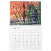 Couleurs du calendrier d'automne (Jan 2027)