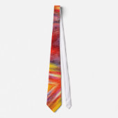 Couleurs du coucher de soleil Cravate Abstrait (Devant)
