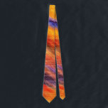 Couleurs du coucher de soleil Cravate Conception a<br><div class="desc">Couleurs Abstraites du coucher de soleil - Design MIGNED</div>