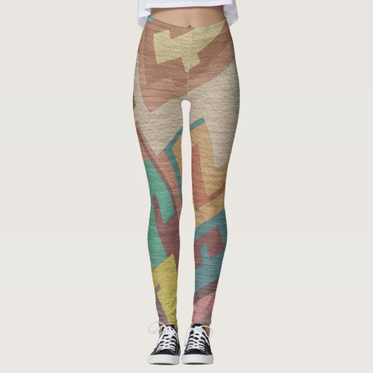Couleurs du désert Leggings Camouflage (Devant)