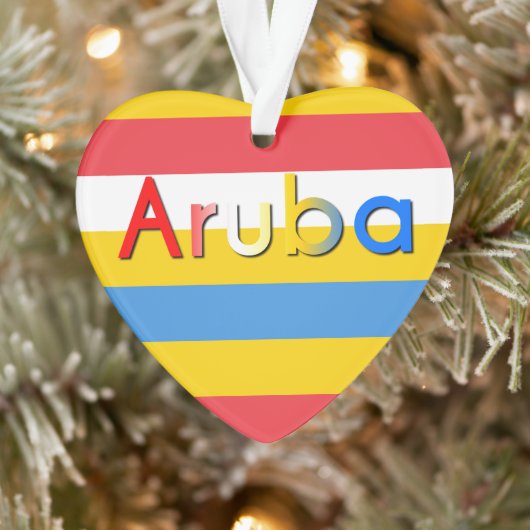 Couleurs du drapeau d'Aruba (Arbre)