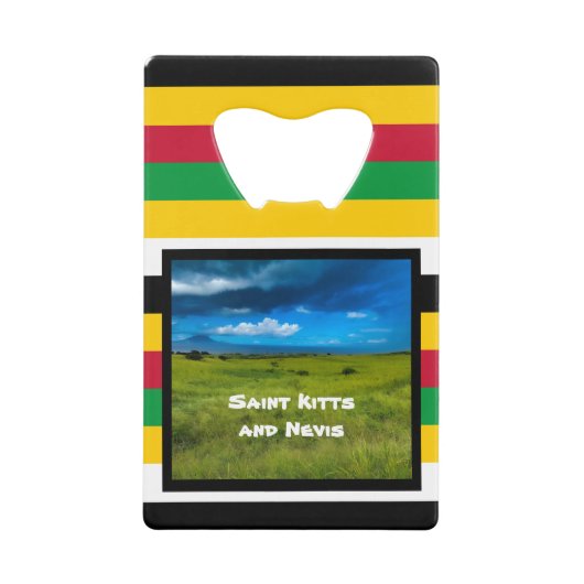 Couleurs du drapeau de Saint-Kitts (Devant)