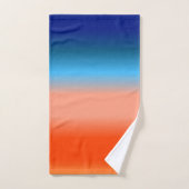 Couleurs du lever du soleil Dégradé (Serviette à main)