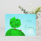 Couleurs du printemps, invitation (Debout devant)