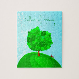 Couleurs du ressort, puzzle