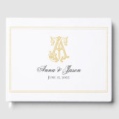 COULEURS ÉDITABLES AJ Monogram JA Monogram Livre d (Recto)