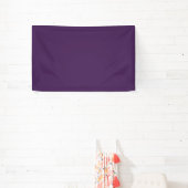 Couleurs éffrayantes - Bannière violette profonde (Insitu)