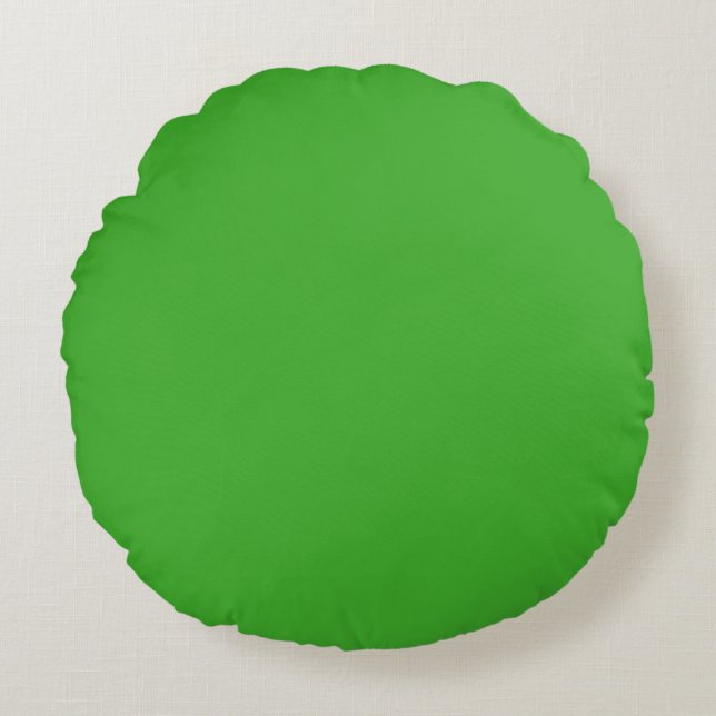Couleurs éffrayantes - Coussin rond vert clair (Devant)