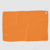 Couleurs éffrayantes - Orange Golf Serviette (Horizontal)
