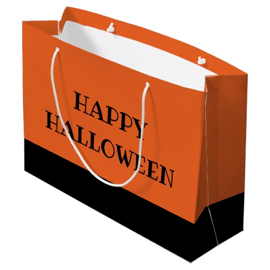 Couleurs éffrayantes - Sac cadeau Orange profond e (Dos Angle)