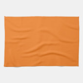 Couleurs éffrayantes - Serviette de cuisine orange (Horizontal)