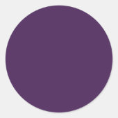 Couleurs éffrayantes - Stickers violets profonds (Devant)