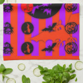Couleurs électriques Pop Halloween Serviette de cu (Plié)