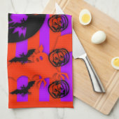 Couleurs électriques Pop Halloween Serviette de cu (Quart Plié)