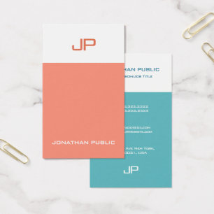 Couleurs élégantes Elite Design Moderne Monogramme