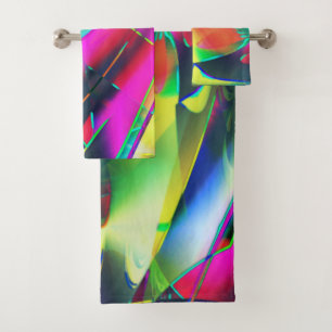 Couleurs extravagantes de formes abstraites et voy