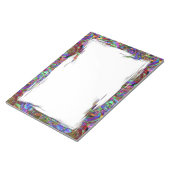 Couleurs exubérantes Bloc-notes d'art Abstrait (Incliné)