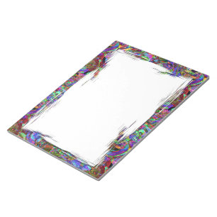 Couleurs exubérantes Bloc-notes d'art Abstrait