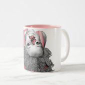 Couleurs Fille rose 2 - tasse (Devant droit)