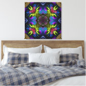 Couleurs fractales Toile d'art géométrique (Insitu(Chambre))
