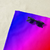 Couleurs fraîches Serviette de plage Néon Couleur  (En situation)