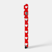 Couleurs Frappantes Rouge Et Noir, Monogramme Pers (Côté gauche)