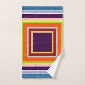 Couleurs géométriques du maïs indien d'automne (Serviette à main)