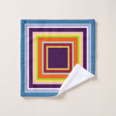 Couleurs géométriques du maïs indien d'automne (Gant de toilette)