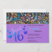 Couleurs glamour doux 16 Invitation (Devant)