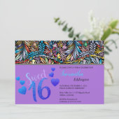 Couleurs glamour doux 16 Invitation (Debout devant)