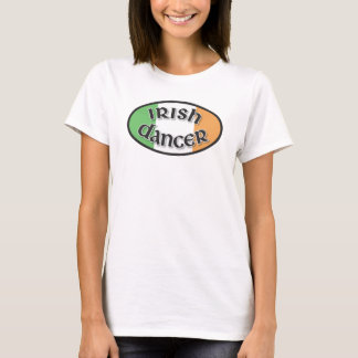 Couleurs irlandaises de danseur de T-shirt de