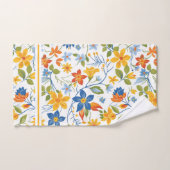 Couleurs joyeuses Fleurs d'été Motif (Serviette à main)