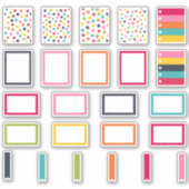 Couleurs joyeuses | Stickers de la demi-boîte comp (Devant)