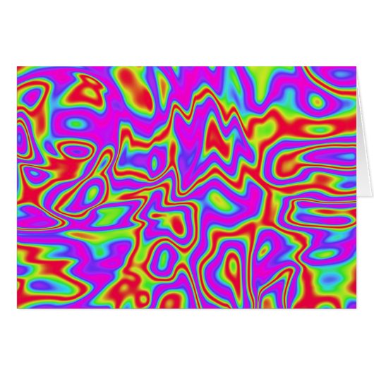 Couleurs liquides psychédéliques sauvages (Devant horizontal)