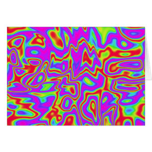 Couleurs liquides psychédéliques sauvages