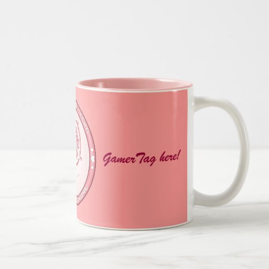 Couleurs Logo 2 de rose de tasse de PMS (Droit)