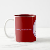 Couleurs Logo pourpre 2 de tasse de PMS (Gauche)