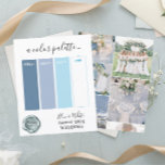 Couleurs Mariage bleu blanc classique Carte Palett<br><div class="desc">Couleurs Mariage bleu blanc classique Carte Palette 2024</div>